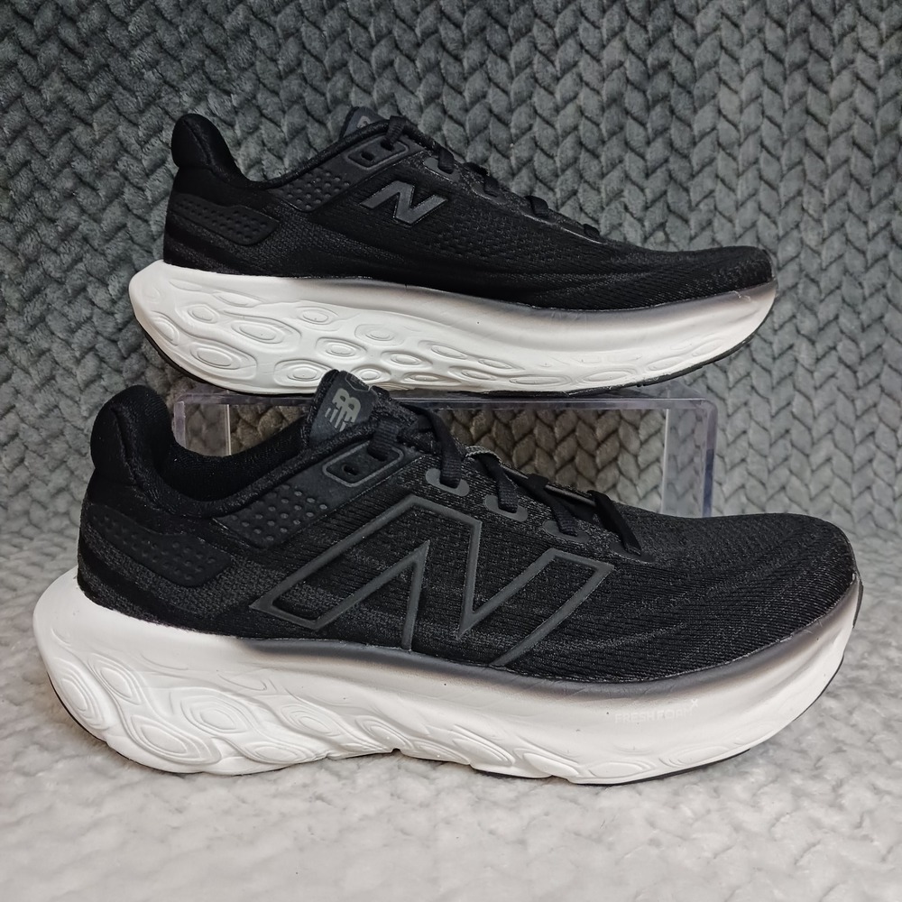 New Balance Fresh Foam X 1080v13 Black White Women's Walking Running Shoes Sz 7